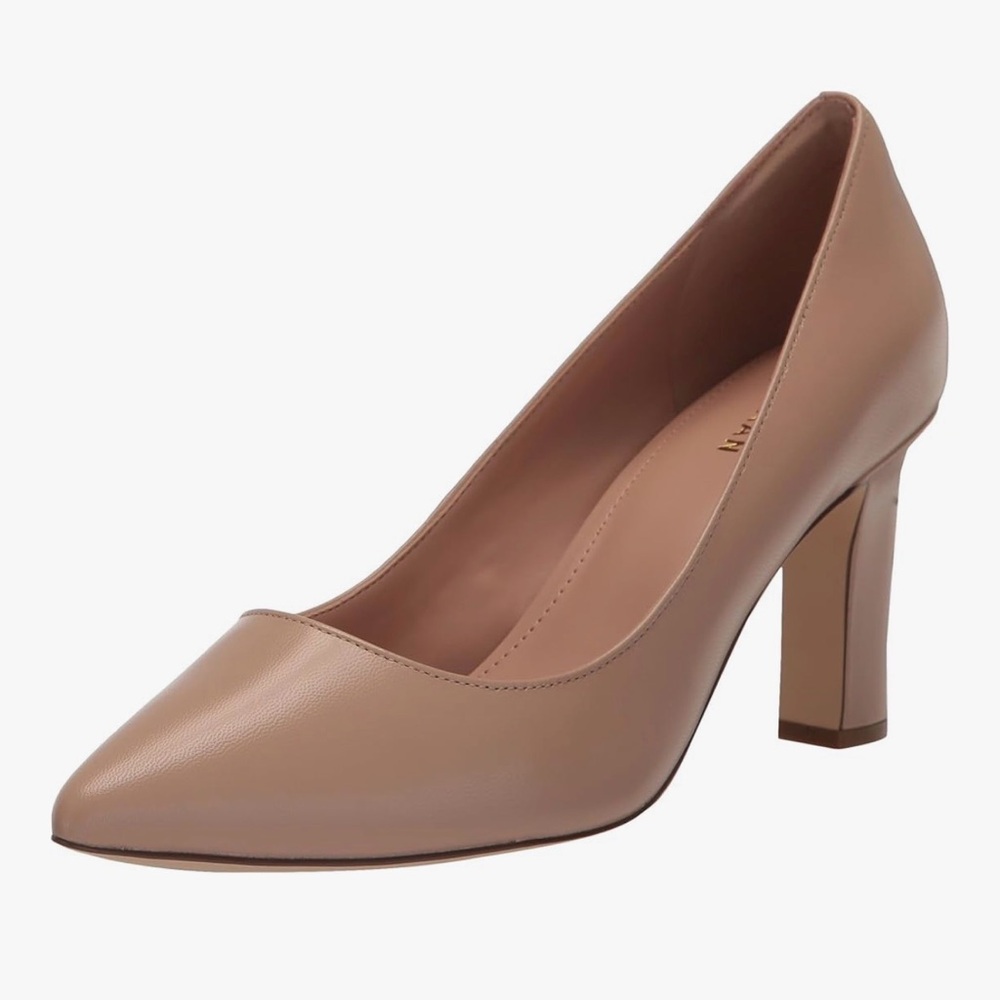 Cole Haan Taupe Leather Heels